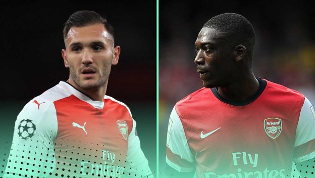Yaya Sanogo and Lucas Perez