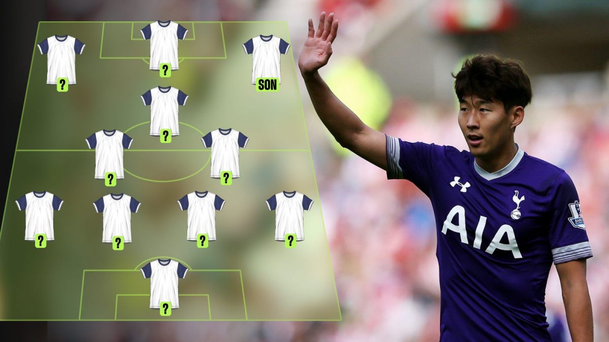 Son Heung Min Tottenham debut 2015 Line-Up XI Sunderland Away