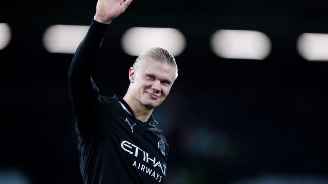 Erling Haaland has scored 100 Premier League goals.