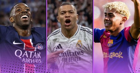Ranking all 30 Ballon d’Or nominees by their average match rating in 2024-25: Yamal 2nd, Salah 8th…