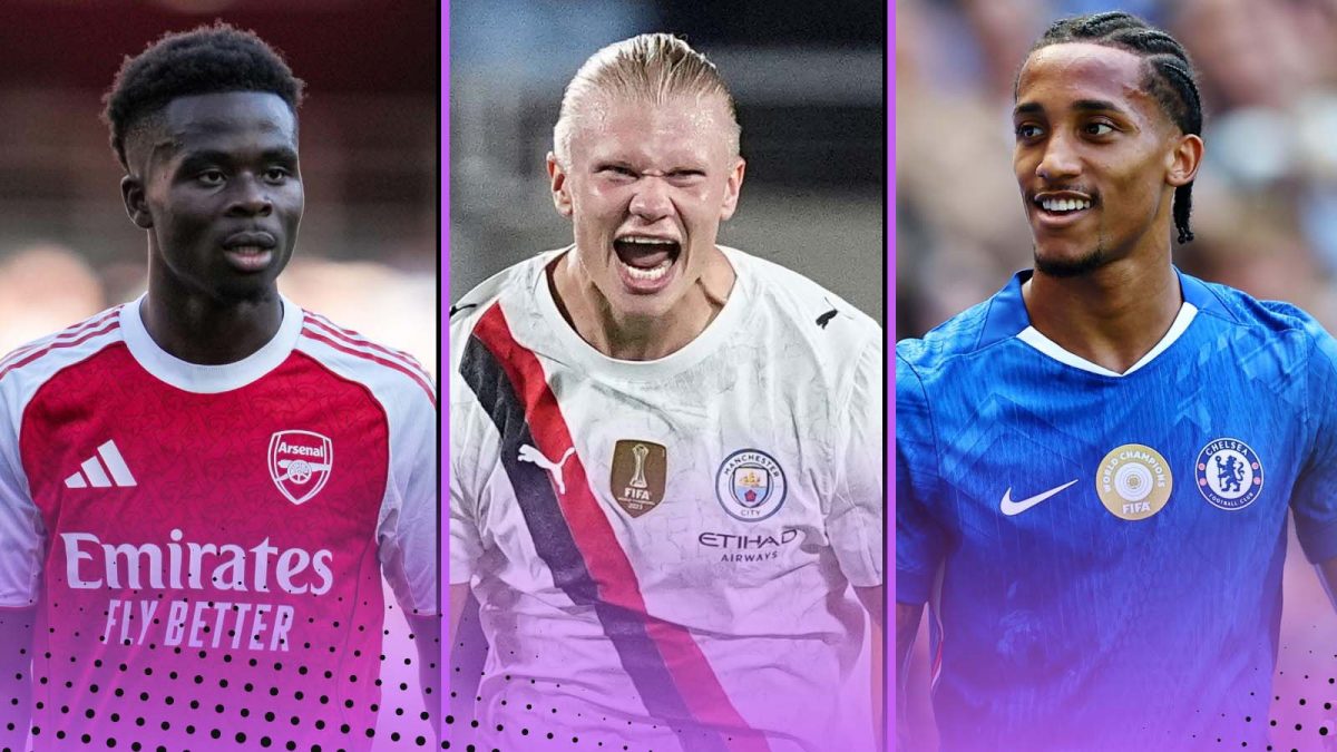 Bukayo Saka, Erling Haaland, Joao Pedro
