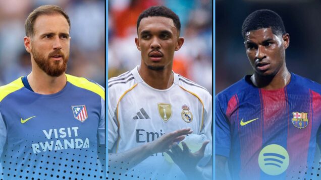 Jan Oblak, Trent Alexander-Arnold and Marcus Rashford