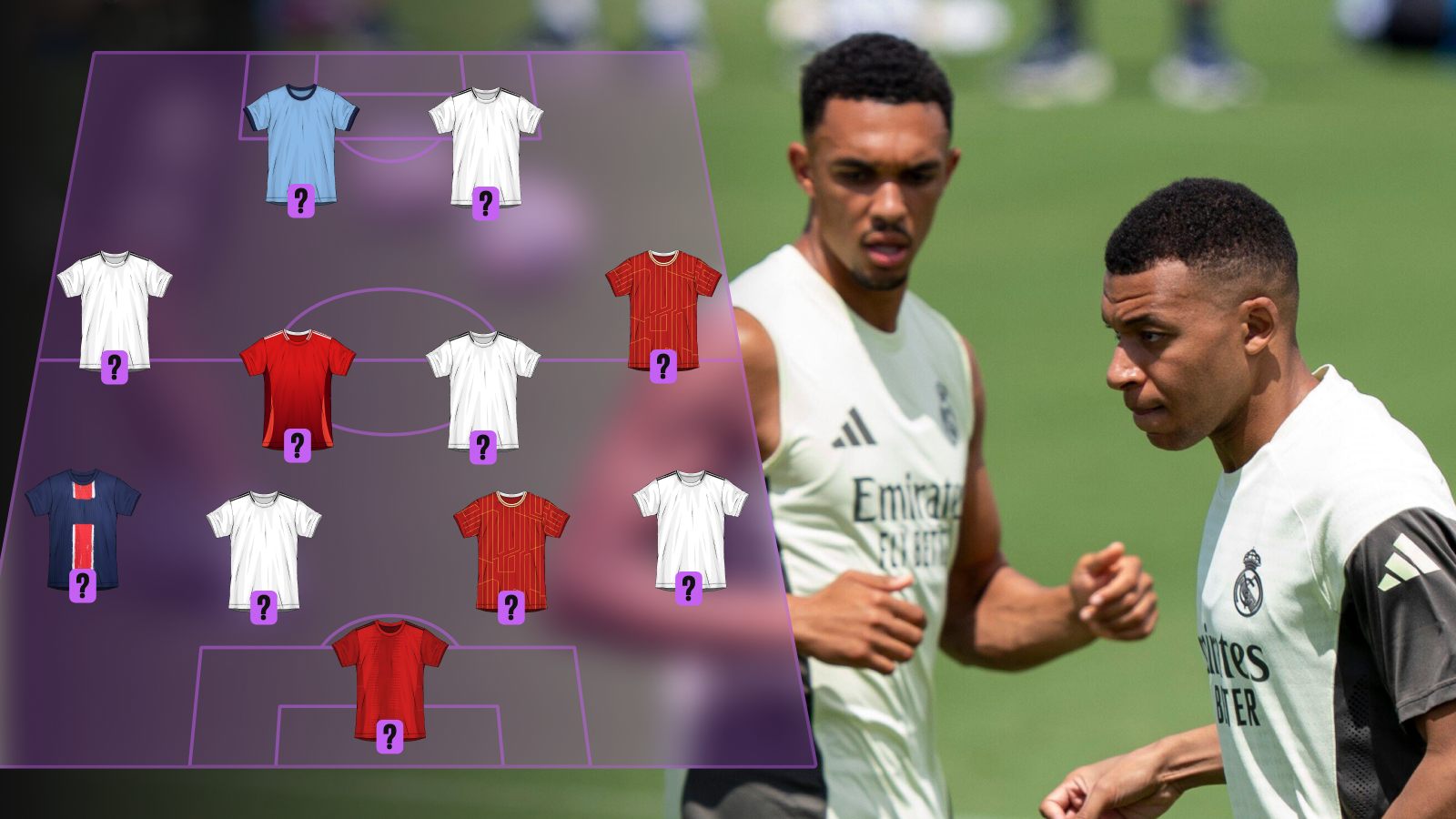 Highest-paid XI European XI featuring Kylian Mbappe and Trent Alexander-Arnold of Real Madrid