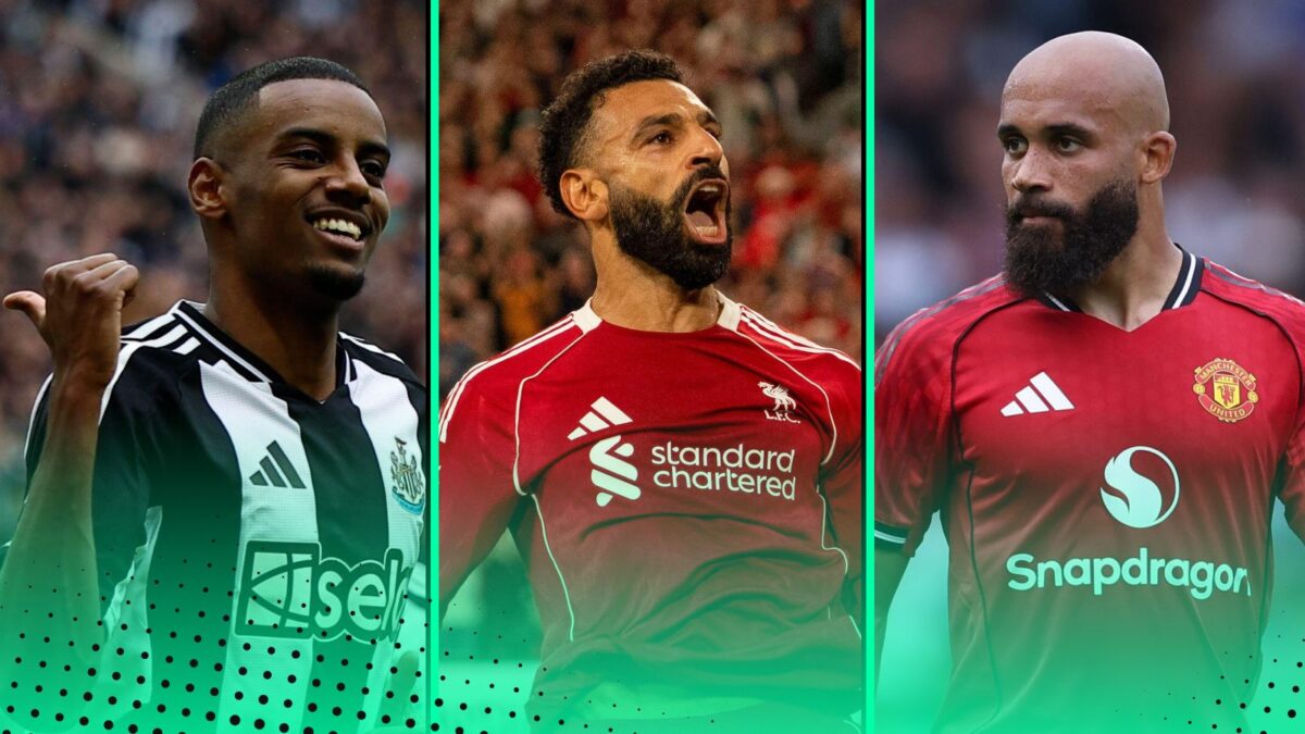 Top Premier League Goalscorers 2025 calendar year featuring Mohamed Salah, Alexander Isak and Bryan Mbeumo