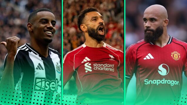 Top Premier League Goalscorers 2025 calendar year featuring Mohamed Salah, Alexander Isak and Bryan Mbeumo