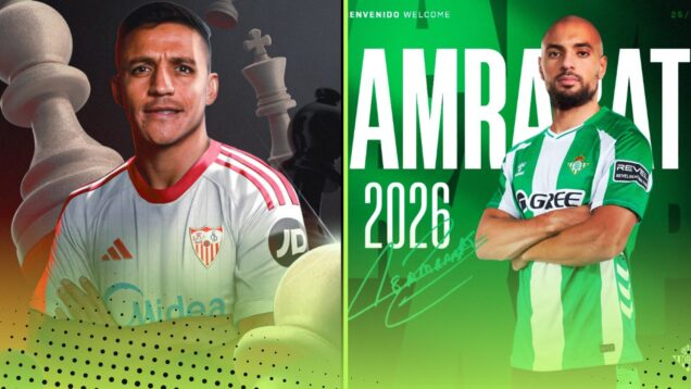 Alexis Sanchez to Sevilla and Sofyan Amrabat to Real Betis feature in our European transfers you might have missed