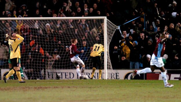 One of the most iconic own goals in English football history.