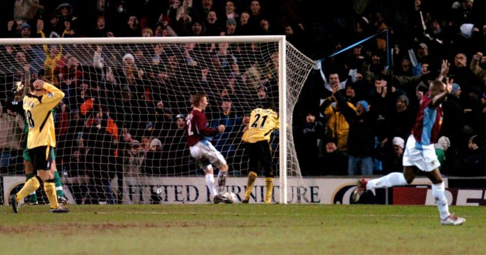 One of the most iconic own goals in English football history.