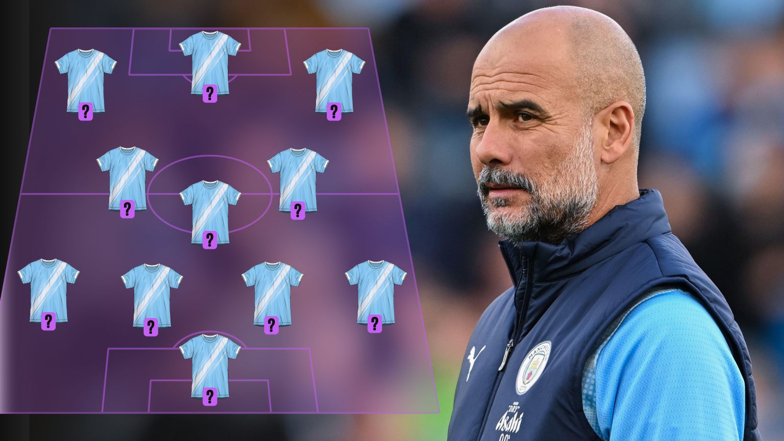 City are looking to kickstart their season against United on Sunday.