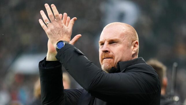 File photo dated 02/04/24 of Sean Dyche. Sean Dyche is in pole position to become Nottingham Forest’s new manager. The 54-year-old is the favoured candidate to take over at the City Ground following Ange Postecoglou’s sacking on Saturday, the PA news agency understands.