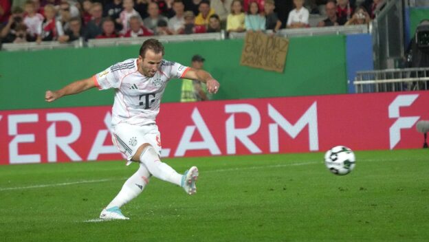 Harry Kane has only missed one penalty for Bayern Munich.