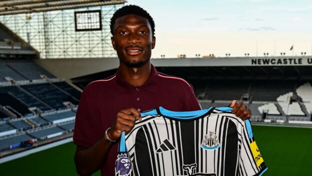 Aladji Bamba has joined Newcastle from Monaco.