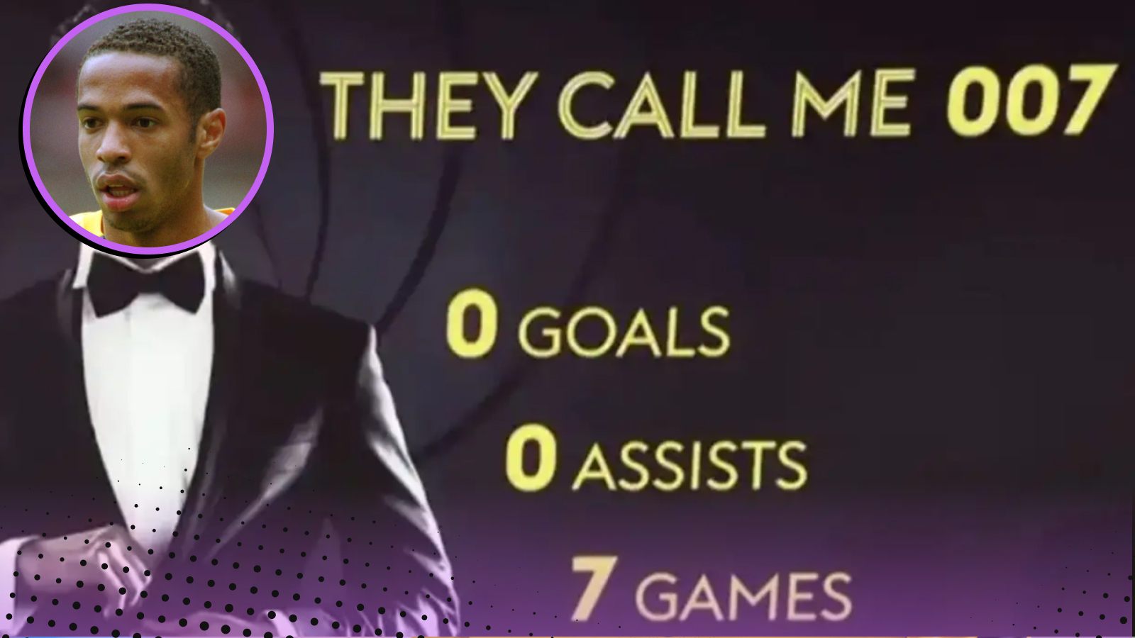 007 No Goals No Assists first seven Premier League appearances Thierry Henry
