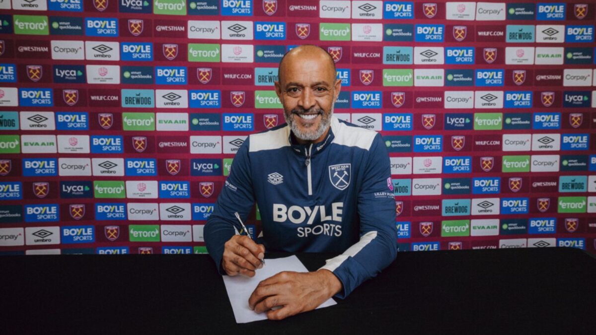 The latest manager in the West Ham hotseat.