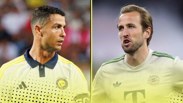 Cristiano Ronaldo and Harry Kane