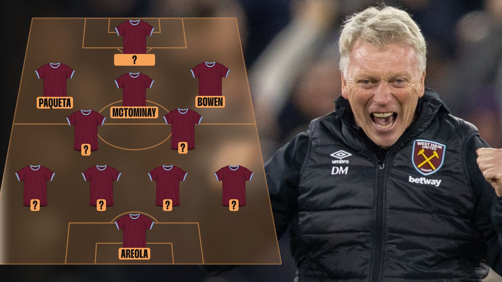 Moyes could've built a super team in east London.