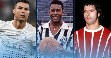 The 24 footballers with 1000+ goals including Pele, Cristiano Ronaldo & Romario