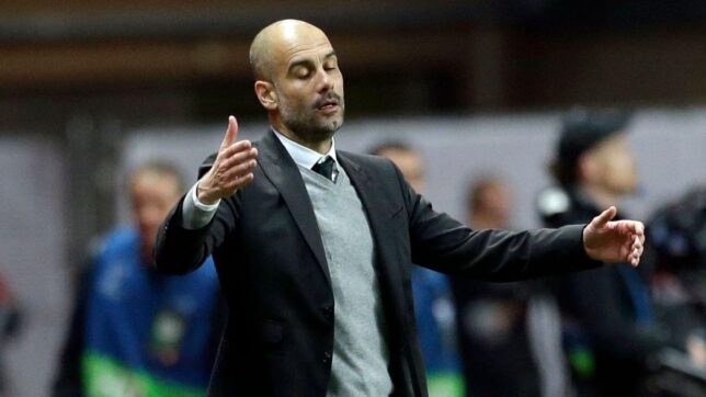 Pep Guardiola's first Champions League campaign with City ended in the last 16.