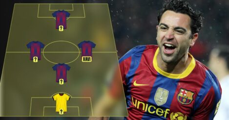 Xavi names his dream teammate five-a-side team: Messi and Real Madrid legend make the cut