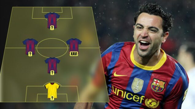 Xavi's five-a-side xi