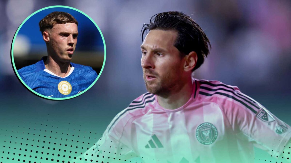 Lionel Messi and Cole Palmer