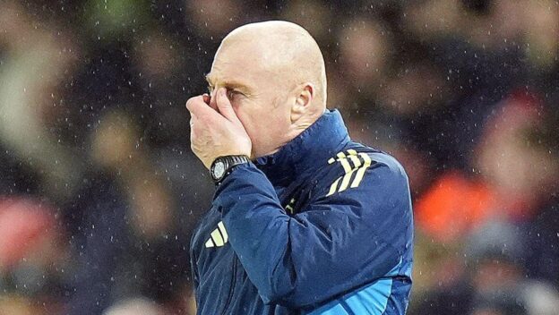 Sean Dyche only lasted four months at Nottingham Forest.