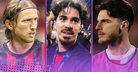 Ranking the 10 best central midfielders in the world: Vitinha, Rice, Modric…