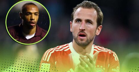 Harry Kane snubs Thierry Henry when naming four best strikers of all time but includes Man Utd duo