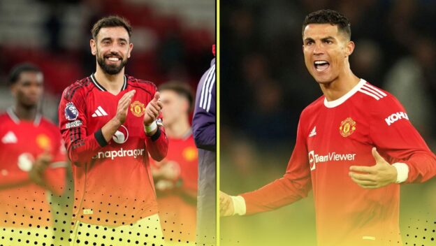 Comparing Bruno Fernandes’ Man Utd record after 300 games to Cristiano Ronaldo’s