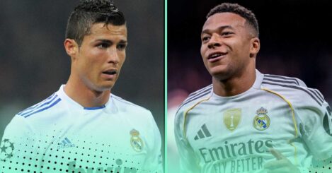 How long it took Kylian Mbappe to score 60 Real Madrid goals compared to Cristiano Ronaldo