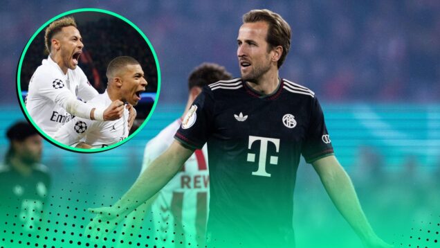 Harry Kane Bayern Munich 2025-26 European Best Starts to a season featuring PSG, Kylian Mbappe and Neymar