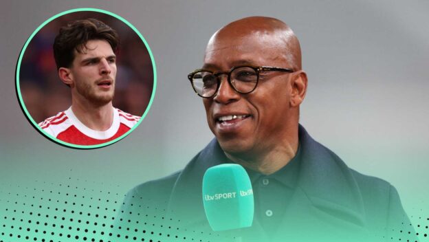 Ian Wright and Declan Rice