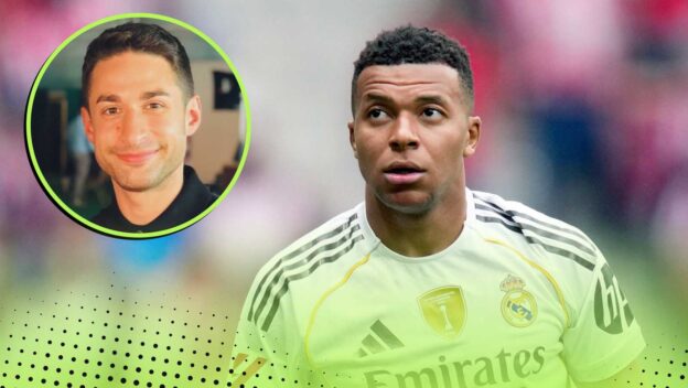 David Ornstein and Kylian Mbappe