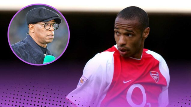 Ian Wright and Thierry Henry