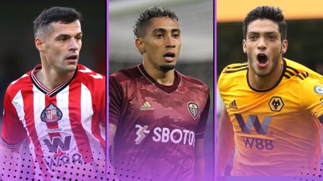 Best signings by newly-promoted clubs ranking featuring Granit Xhaka at Sunderland, Raphinha at Leeds United and Raul Jimenez at Wolves
