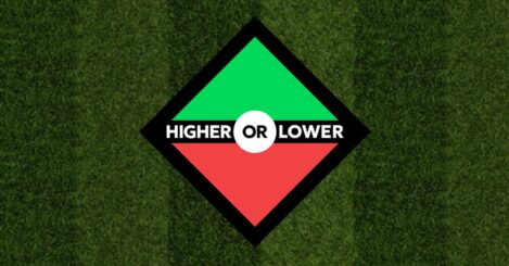 Higher or Lower Game: Guess which player has a higher overall Rating on FC 26