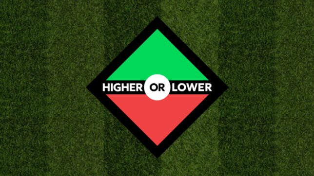 Higher or Lower Game: Guess which player has a higher overall Rating on FC 26