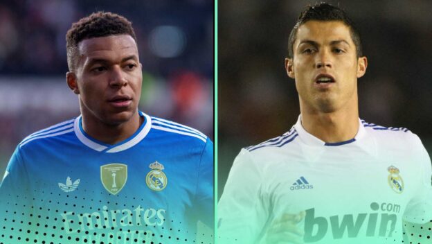 Kylian Mbappe and Cristiano Ronaldo