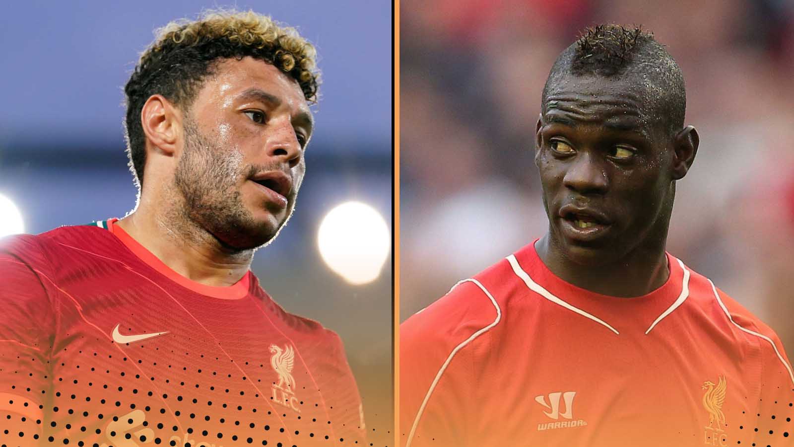 Alex Oxlade-Chamberlain and Mario Ballotelli