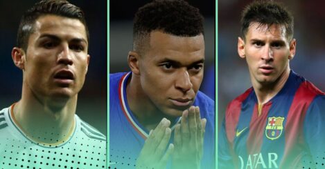 Comparing how long it took Kylian Mbappe to reach 400 goals with Messi & Ronaldo