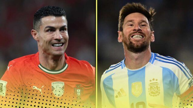 Cristiano Ronaldo and Lionel Messi 2025