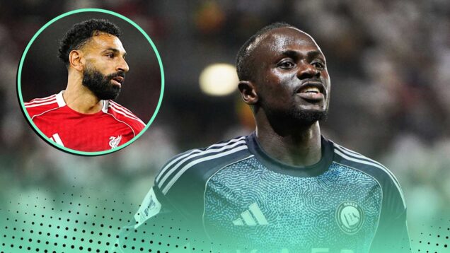 Sadio Mane and Mo Salah