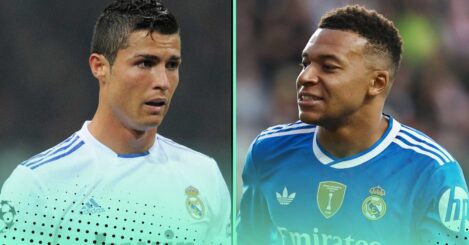 Comparing how long Kylian Mbappe took to reach 70 G&A for Real Madrid with Cristiano Ronaldo