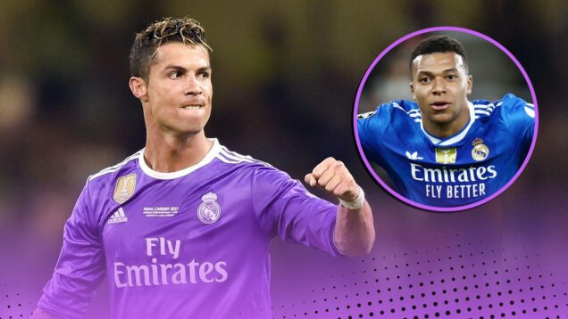 Champions League All-time top goalscorers Kylian Mbappe and Cristiano Ronaldo