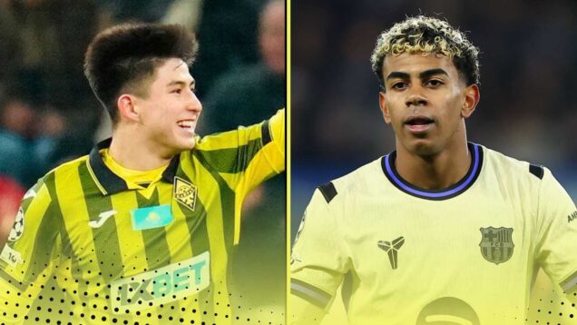 Dastan Satpaev and Lamine Yamal