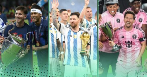 A definitive list of every trophy Lionel Messi has won after record-extending 47th piece of silverware