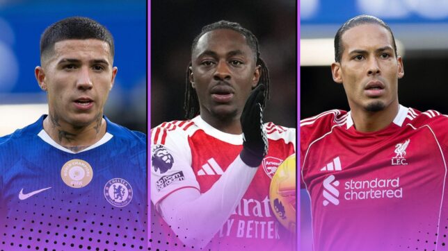 Big Six Head To Head Table featuring Chelsea's Enzo Fernandez, Arsenal's Eberechi Eze and Liverpool's Virgil van Dijk