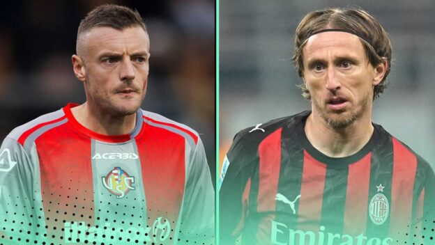 Jamie Vardy and Luka Modric