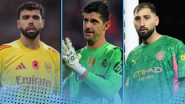 David Raya, Thibaut Courtois, Gianluigi Donnarumma