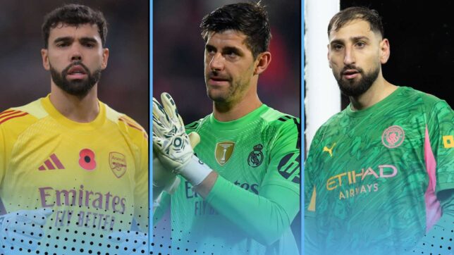 David Raya, Thibaut Courtois, Gianluigi Donnarumma